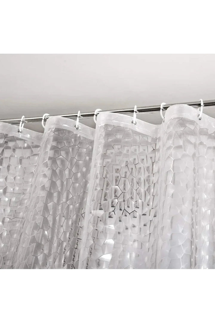 Transparent terning dusjforheng
