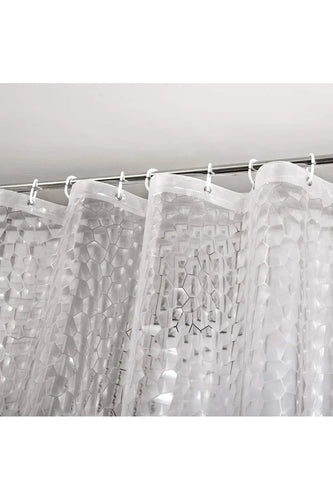 Transparent terning dusjforheng