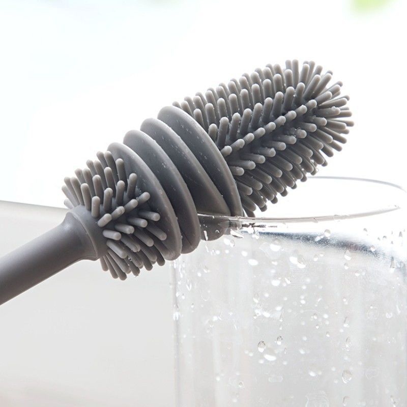BrushMaster – Silikon oppvaskbørste for flasker og glass Skanto