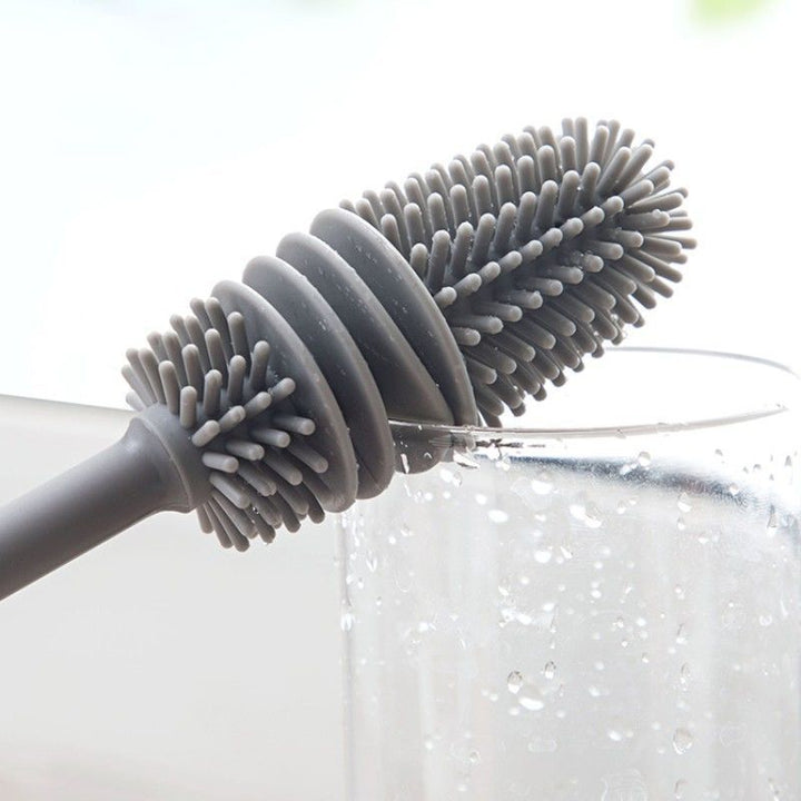BrushMaster – Silikon oppvaskbørste for flasker og glass Skanto
