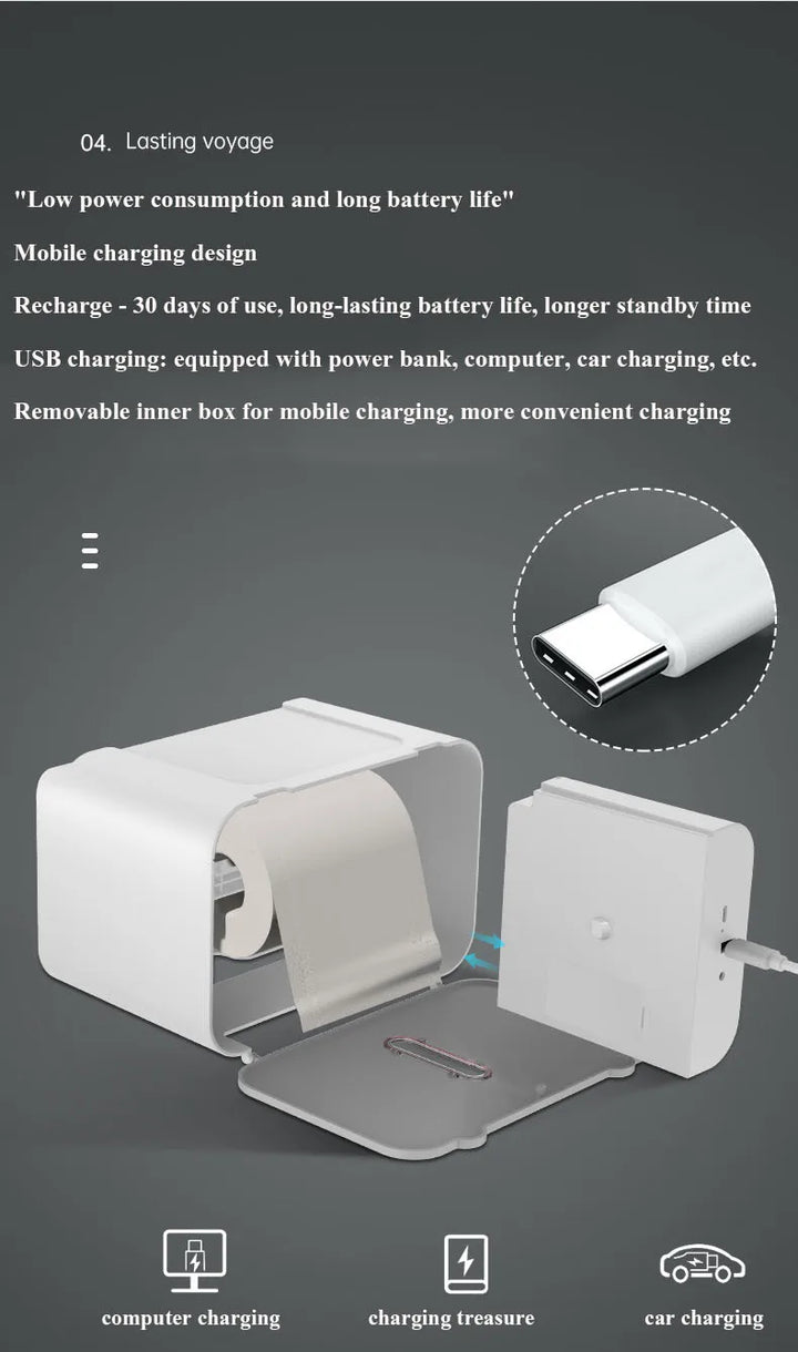 Skanto | Veggmontert Smart Automatisk Papirvevdispenser