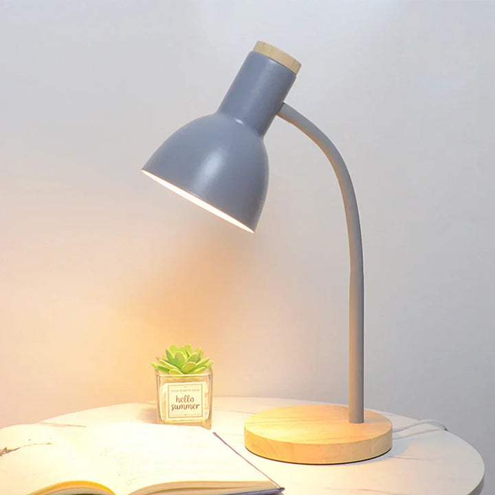 Skanto | Høst og vinter belysning | Nordisk kreativt trekunst jern LED skrivebordslampe - Moxie