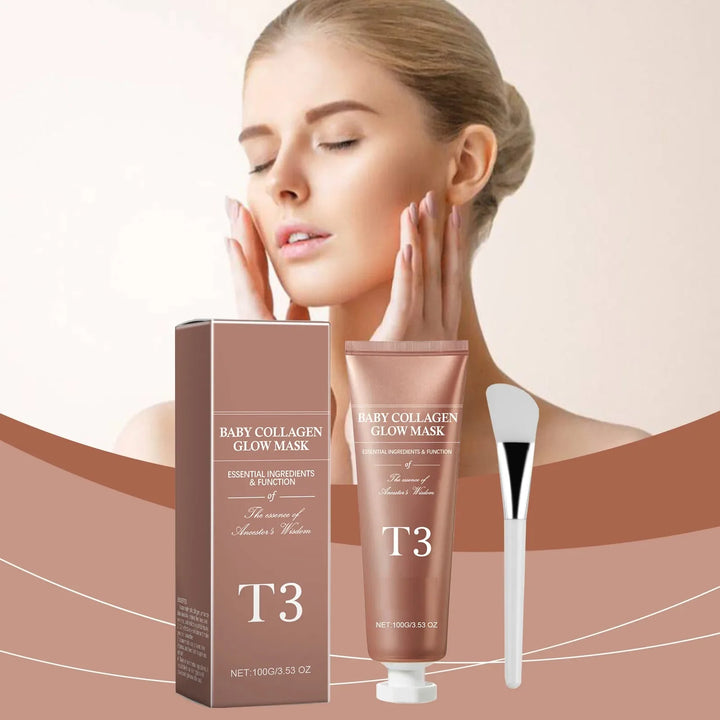 Skanto | Koreansk Glass Hud Kollagen Glow Maske