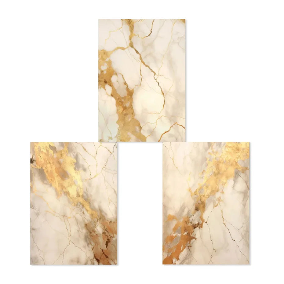 Modern Black Beige Gold Fluid Marble Print Abstract Wall Art Fine Art Canvas Prints Pictures for Living Room Bedroom Decor | Skanto