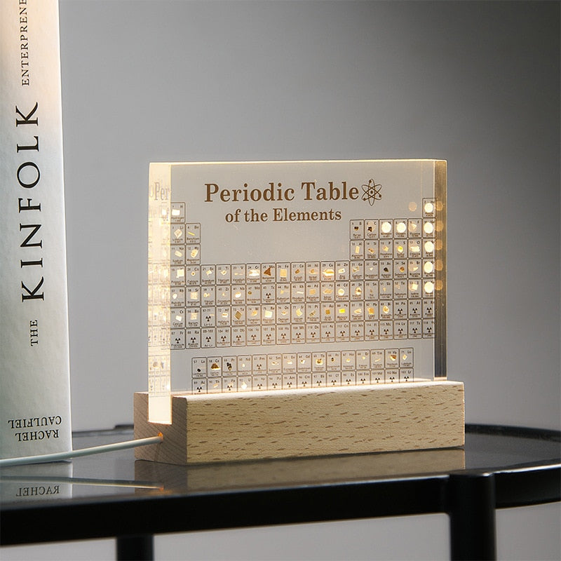 Skanto | Utdannende Akryl Naturfag Periodisk Tabell Dekor