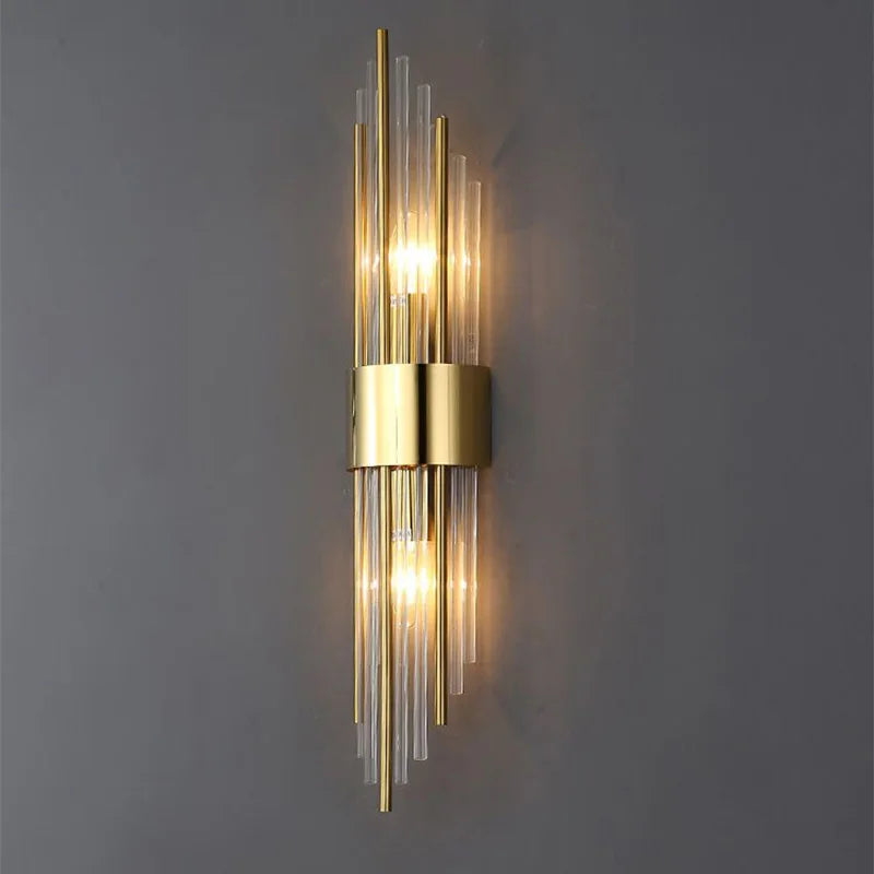 Garduru Elegant LED Vegglampe | Luksuriøs Gulldesign | Stilig Veg belysning