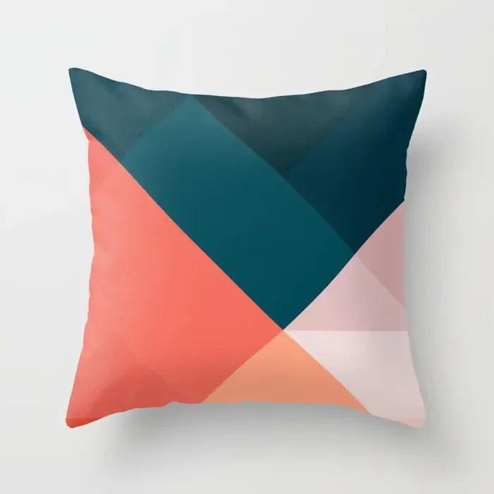 Modern Abstract Geometric Colorful Pillow Covers 45x45cm Cushion Cover for Sofa Throw Pillows 60x60cm 50x50cm Trendy Home Decor | Skanto
