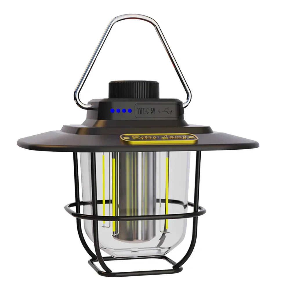 Retro oppladbar LED-lanterne for eventyr Skanto
