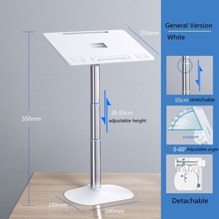 Justerbar Høyde Ergonomisk Laptop Stativ | Skanto
