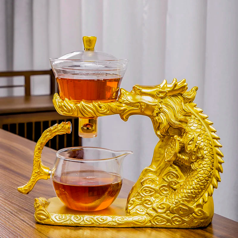 Skanto | Magnetisk Flow Kungfu Skilpadde Drage Tekanne Infuser