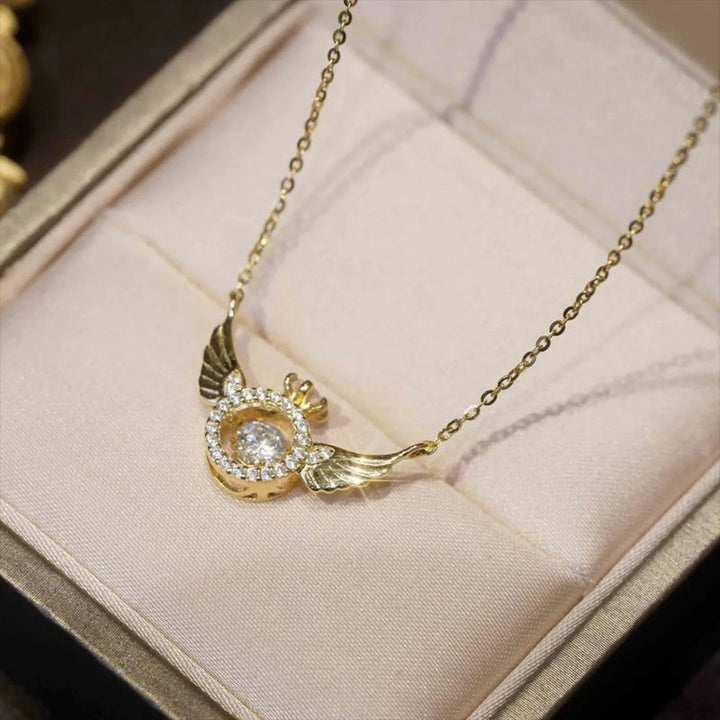 Skanto | Lucky Wings Pendel Zircon Halskjede