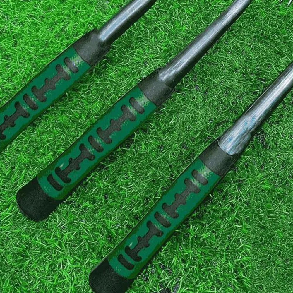 Skanto | Dual-Purpose 8-Tann Manganese Steel Hakkepinn med Halkefritt Gummihåndtak for Luking, Graves, og Jordløsning