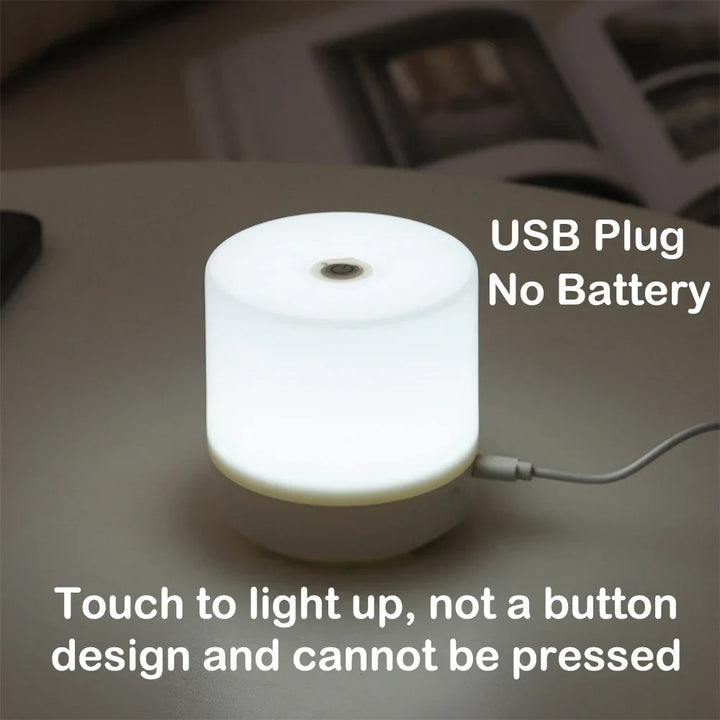 Skanto | Kreativ USB Nattbordlampe - Touch-Dimming LED Nattlys for Soverom & Studenthybel