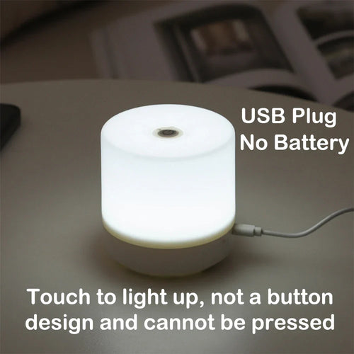 Skanto | Kreativ USB Nattbordlampe - Touch-Dimming LED Nattlys for Soverom & Studenthybel