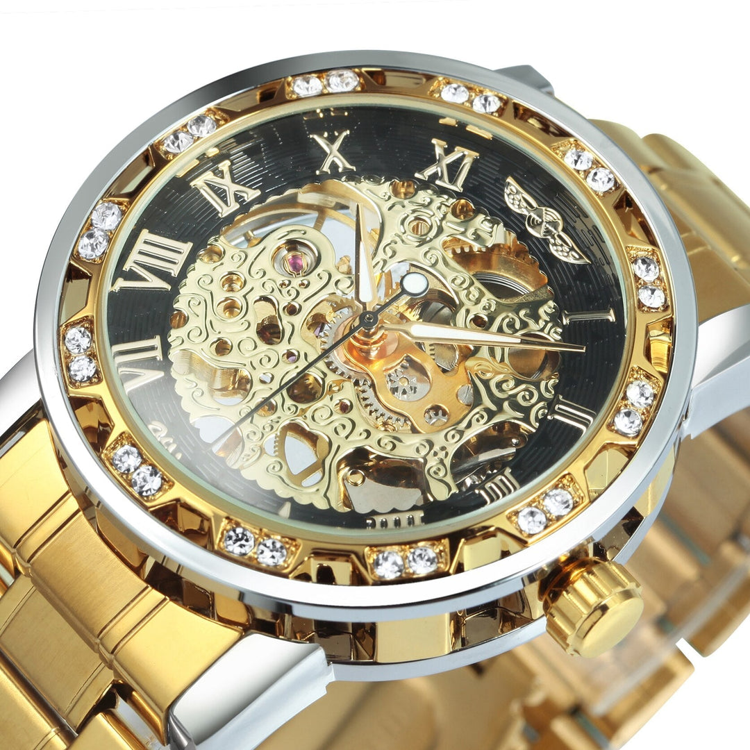 Skanto | Luminous Mechanical Titan Skeleton Watch