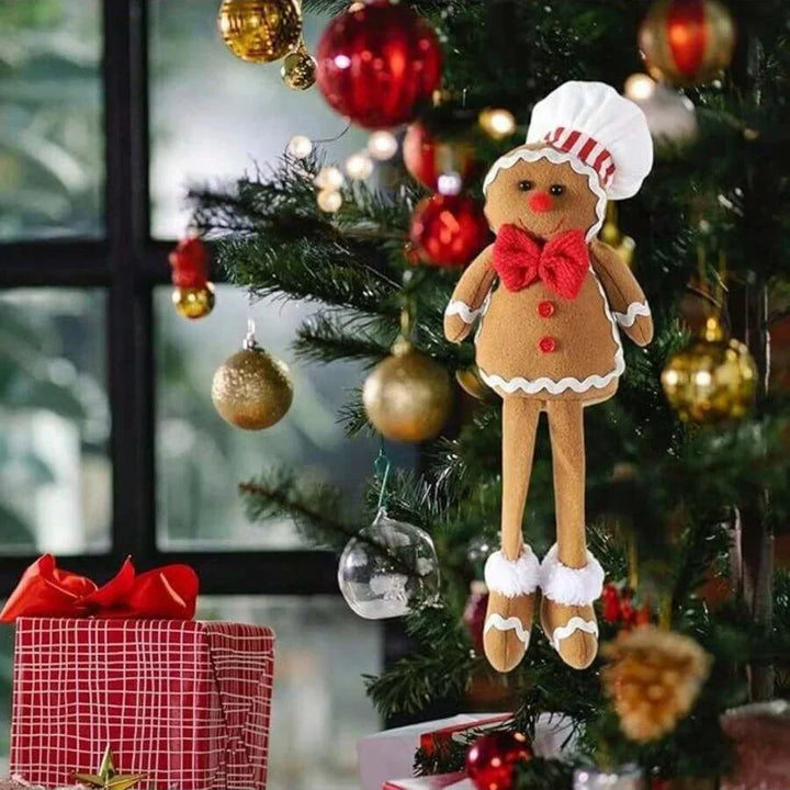 Skanto | PeperkoekPracht | Luksuriøs Plysj Juledekorasjon