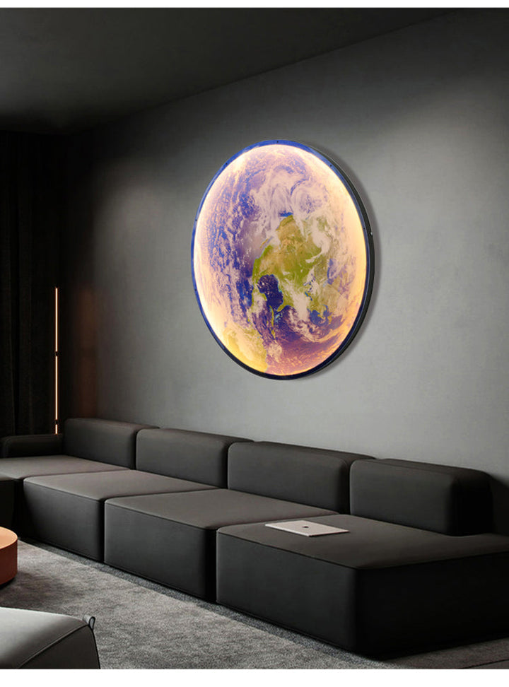Skanto | 3D LED Måne eller Jord Tak- eller Vegglampe
