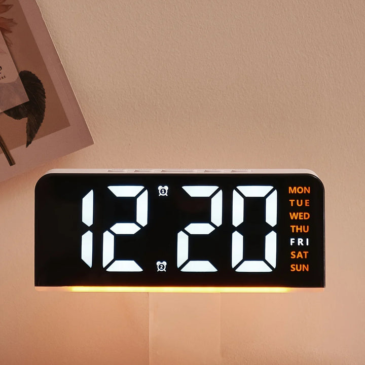 Skanto | Moderne LED Hele Uken Utstilling Nattlampe Vekkerklokke