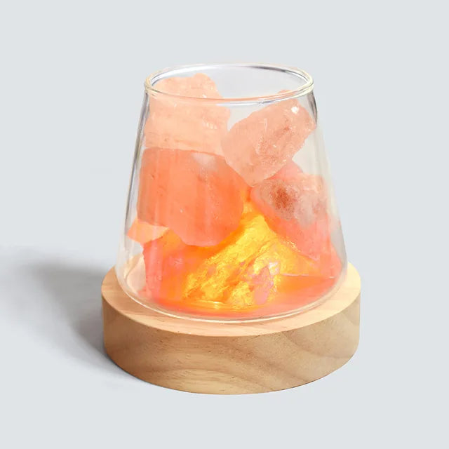 Skanto | Himalaya Saltlampe - Krystall Nattlys & Aromaterapi Diffuser