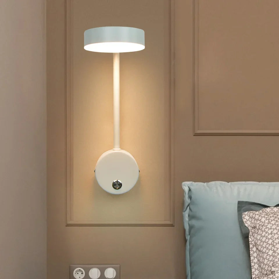 NordicGlow - Justerbar LED Vegglampe for Moderne Interiør Skanto