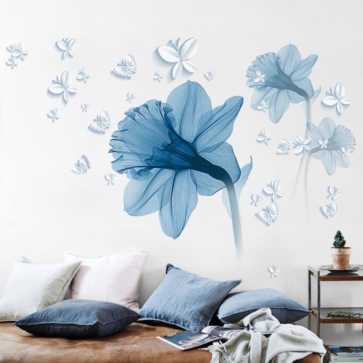 Skanto | Modern Blossom Lotus Selvklebende Veggklistremerke