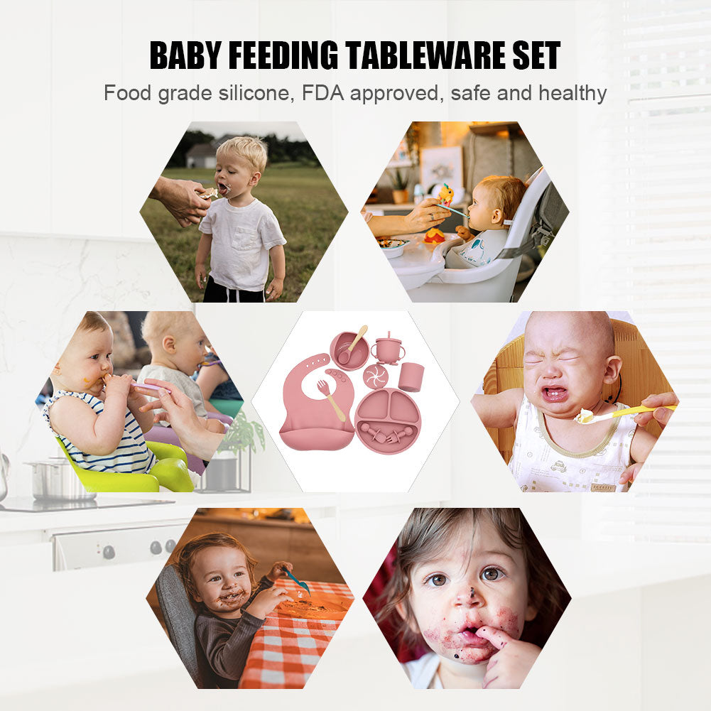 Silicone Baby Feeding Tableware Set | Skanto