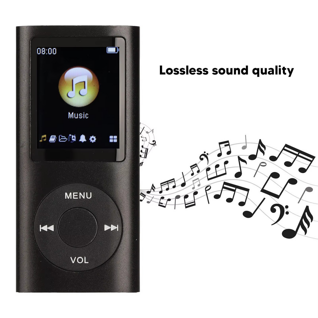 Skanto | Kompakt høyoppløselig 1.8" LCD MP3-spiller