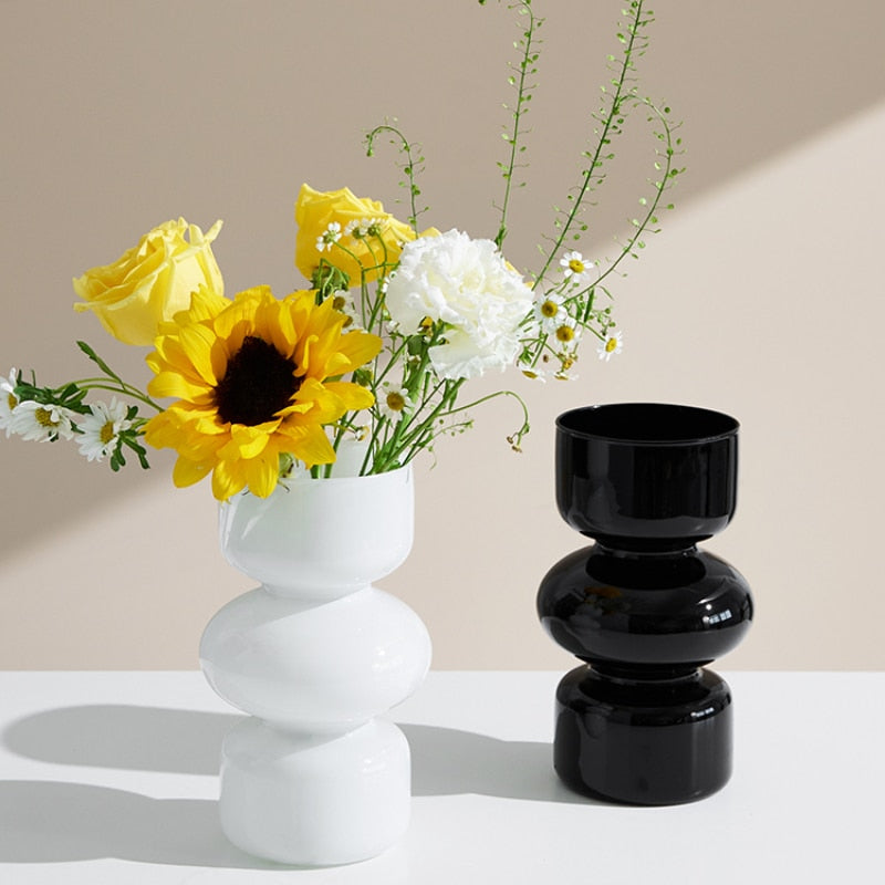Skanto | Glass Dyre Vase - Flerfarget