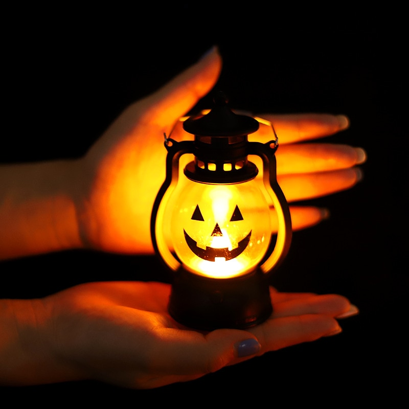 Mini Halloween Skummel Gresskar Hengelampe | Skanto