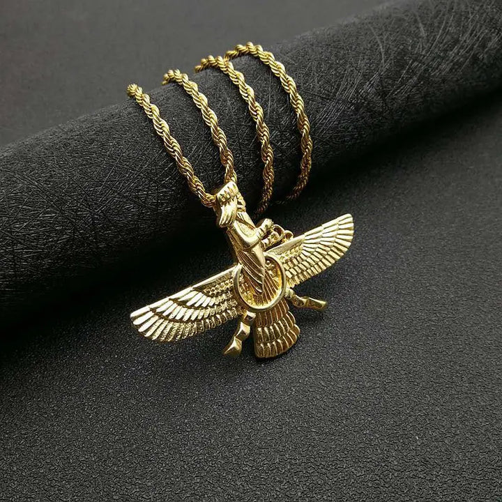 Skanto | Zoroastrisk Faravahar / Ahura Mazda anheng halskjeder
