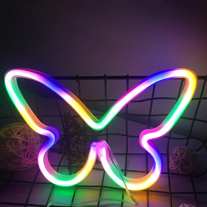 Skanto Neon Skilt – USB/Batteridrevet LED Neon Lys for Hjemmedekorasjon