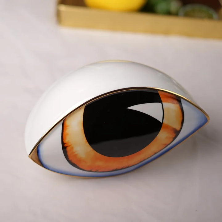 Skanto | Mystic Eye Skulptur Keramisk Hjem Dekor