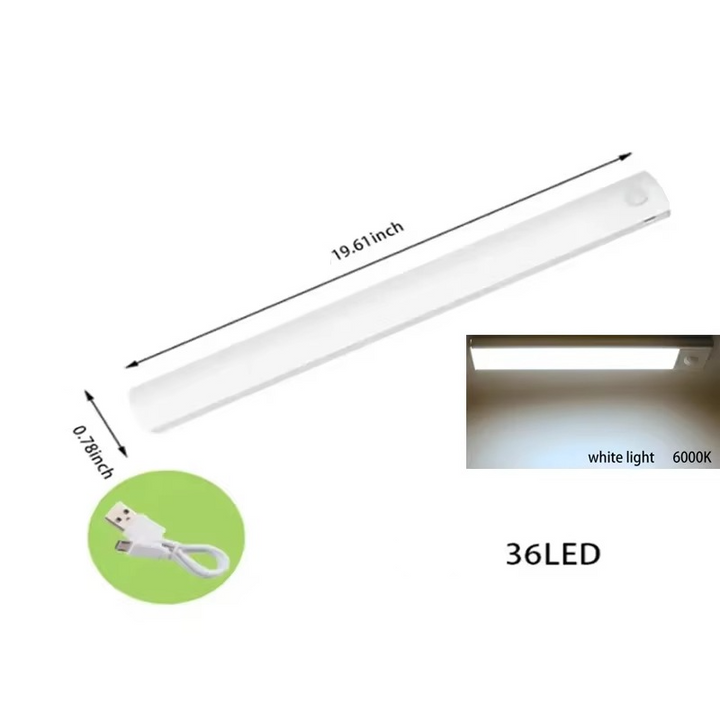 Skanto | Smart Sensor LED Nattlys - Bevegelsesaktivert, Lysdempbar & Oppladbar