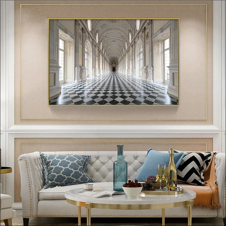 Klassisk Arkitektonisk Veggkunst Plakat Fint Kunst Lerretsutskrifter Inspirerende Atmosfæriske Bilder For Stue Moderne Foyer Kunst Dekor | Skanto
