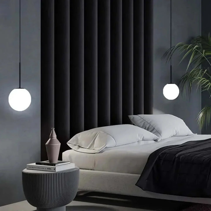 Skanto | Mid-Century Modern Glass Ball Pendant Light