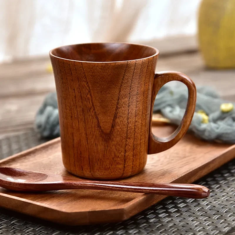 TimberBrew Tre-mug – Håndlaget Hardtre Rustikk Eleganse | Skanto