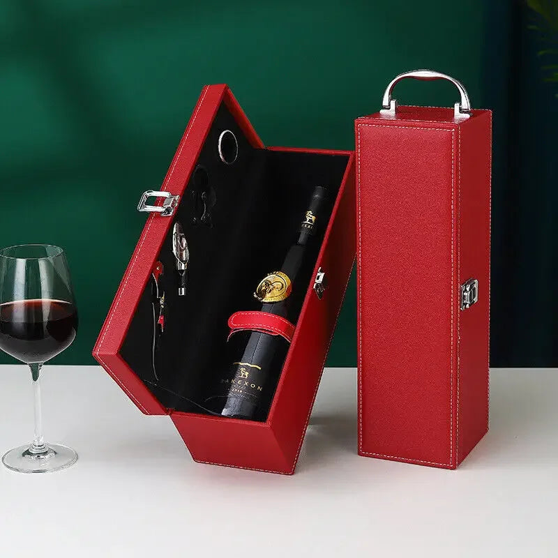 Skanto | Luksus Vin Kasse - Stilige Oppbevaring for Vin og Tilbehør