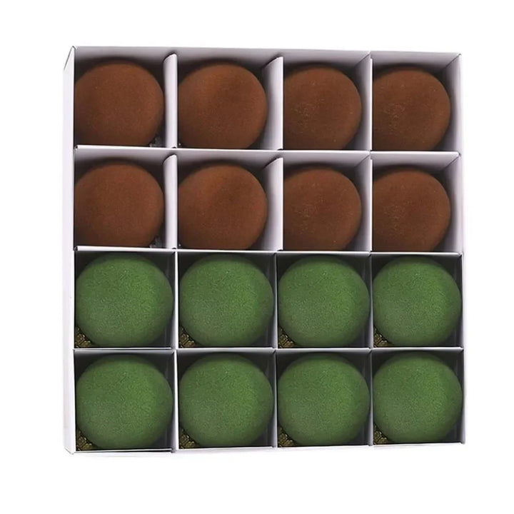 Velvet jul dekorasjoner baller sett - dekorative sfærer for tre & ferie dekor, elegant festlig aksent 16PCS 6cm (2,3 tommer)