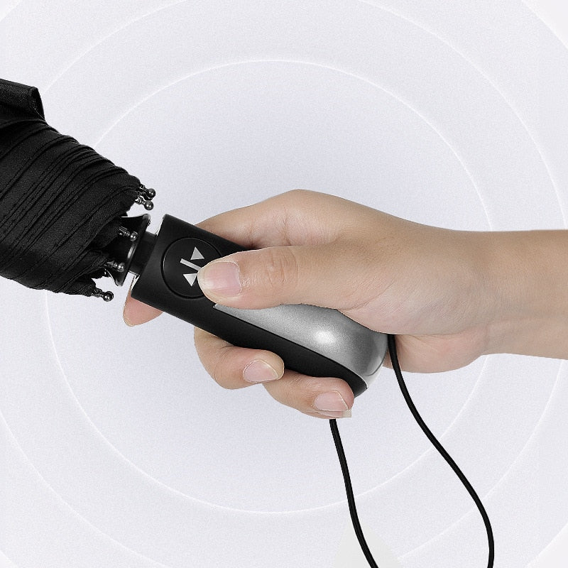 Vindresistent Anti-UV Automatisk Sleek Paraply | Skanto