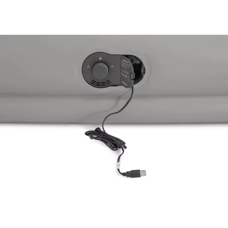 Skanto | 12" Queen Luftmadrass med USB-pumpe og Fiber-Tech-støtte