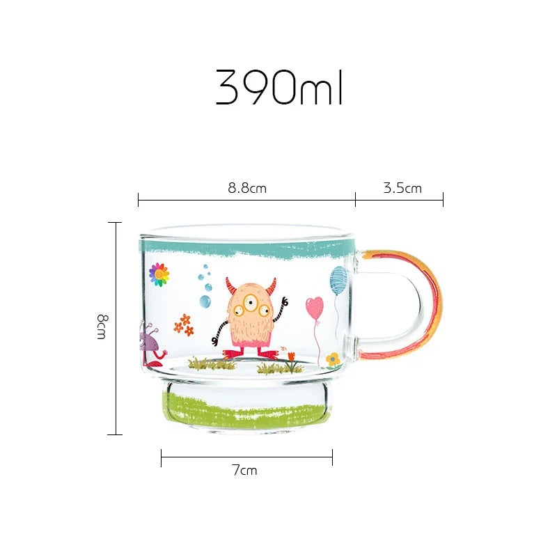 Regnbuemonster Kaffe kopp