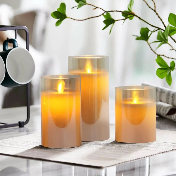 Skanto | SAFEGLOW CANDLES – Oppladbare LED-lys for en trygg og stemningsfull atmosfære hjemme