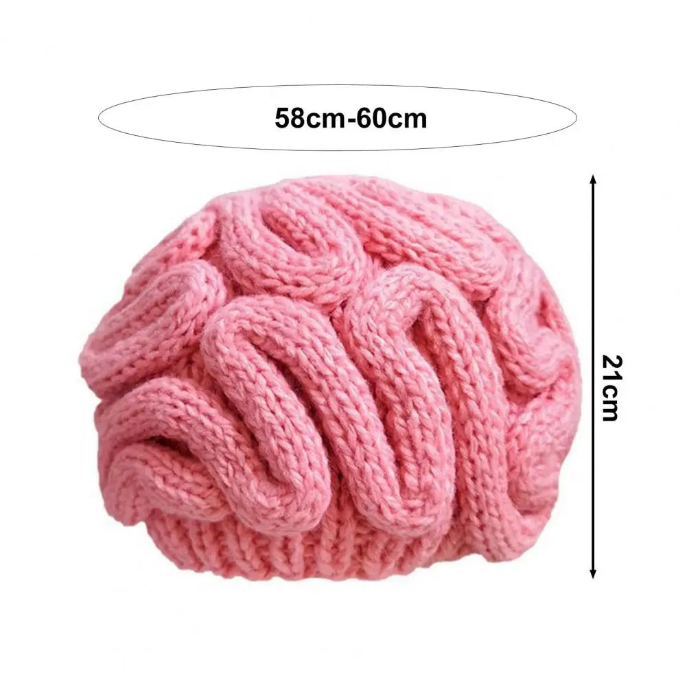 Skanto | Too Much IQ Strikket Hjerne Beanie