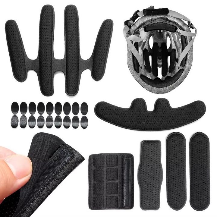 Skanto | 24PCS Universell Hjelm Skumpute Kit – Erstatnings Indre Puter for Motorsykkel og Sykkel Hjelmer