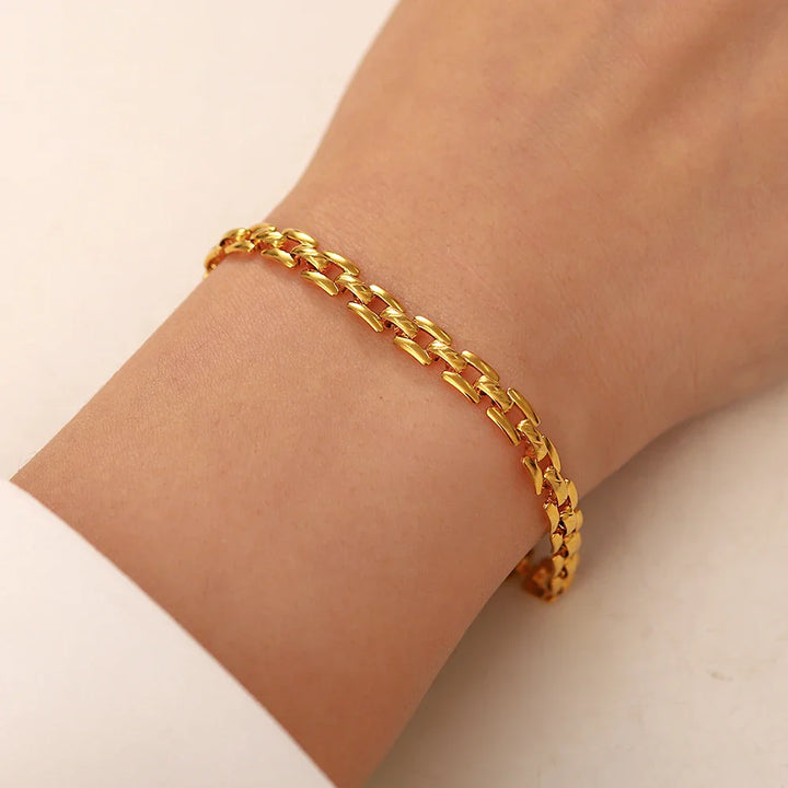 Skanto | 18k Tynn Urmaker Inspirert Armbånd