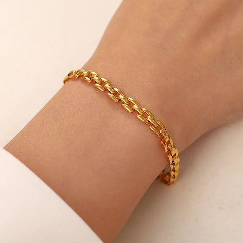 Skanto | 18k Tynn Urmaker Inspirert Armbånd