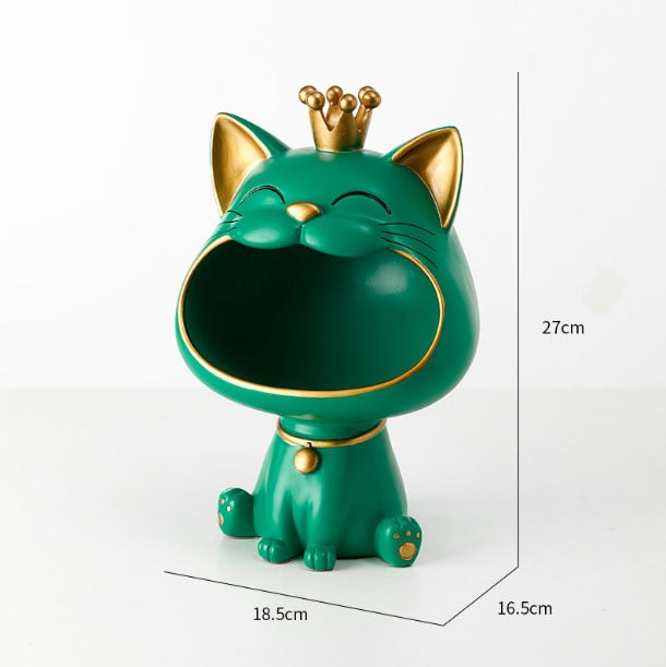 Skanto | Fortune Kitty Statue Hjemme Oppbevaringsboks