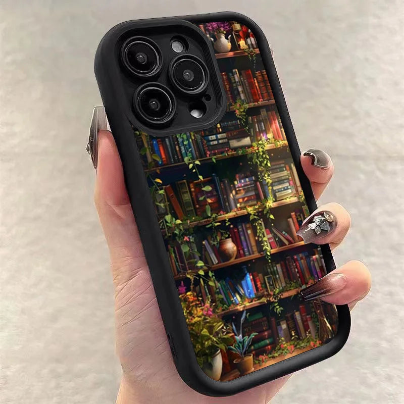 Skanto | Sjokkbestandig Bokhylle iPhone-deksel