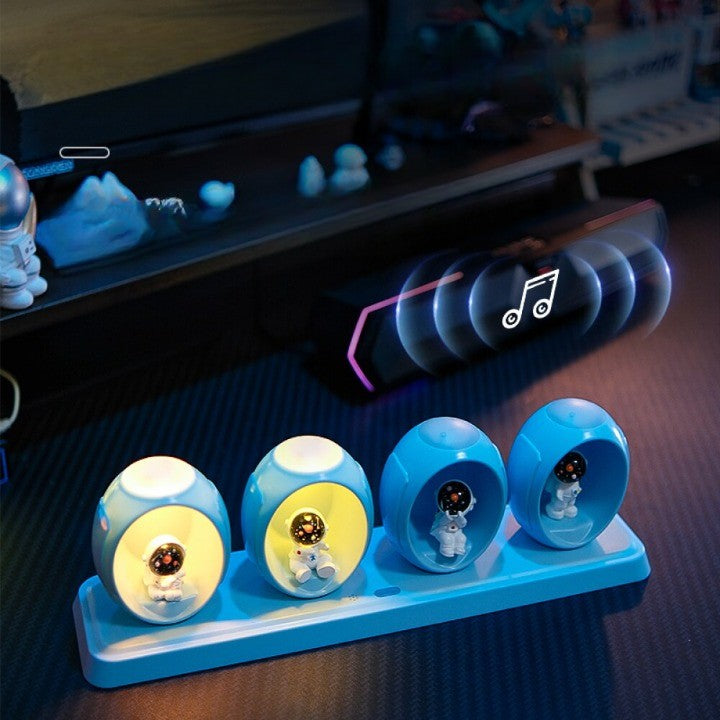Skanto | Space Capsule Voice Control Fargerik Nattlampe