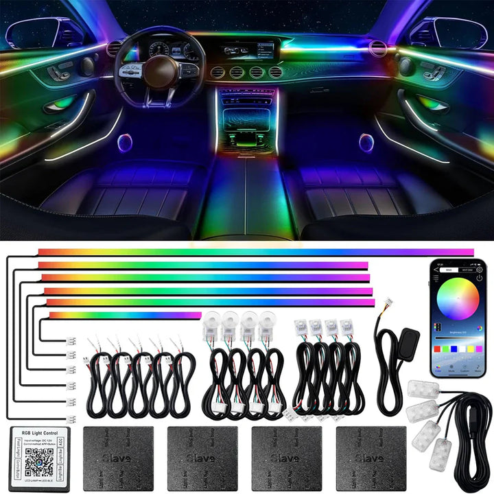 Skanto | Bluetooth RGB Symphony Bil Ambient Light Kit